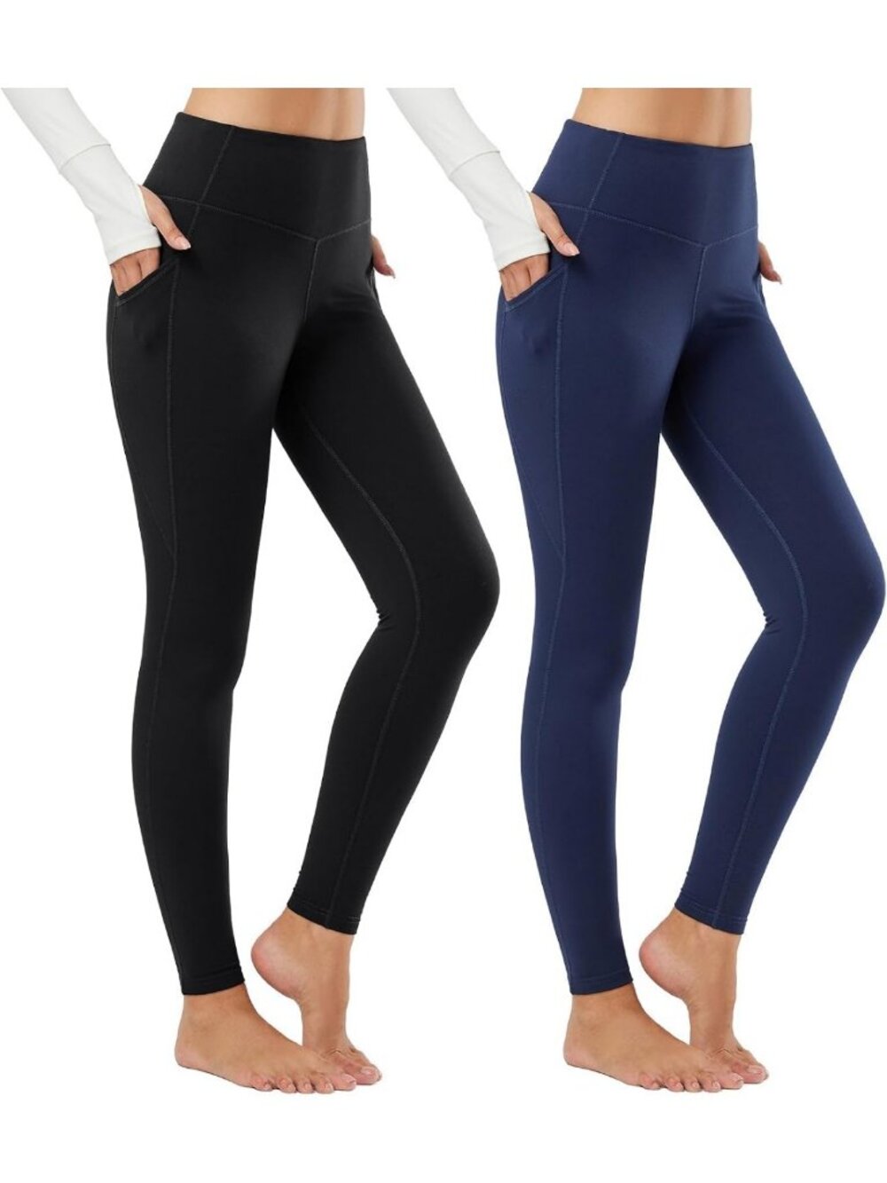 Cozy Fleece Lined Thermal Leggings for Women | Warm Tights for Cold Weather